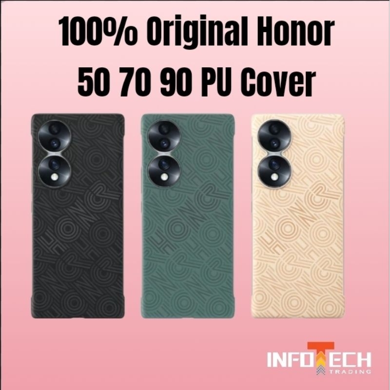 Honor 50 70 90 X9 Official PU Case Cover Hand Strap Case