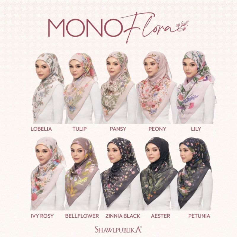 **Clearance 1Jan26-30Apr26**ShawlPublika - Monoflora with