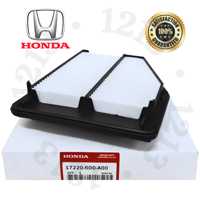 17220-5D0-A00 HONDA AIR FILTER ACCORD 2.0 cc T2A 2013~2019 17220-5DO-A00 OO ENGINE