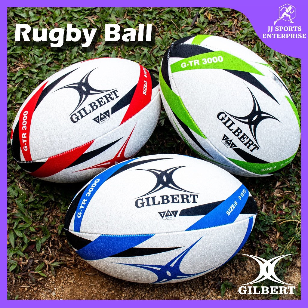 Gilbert Rugby Ball GTR 3000 Gilbert GTR-3000 Rugby Ball Bola Ragbi GTR3000