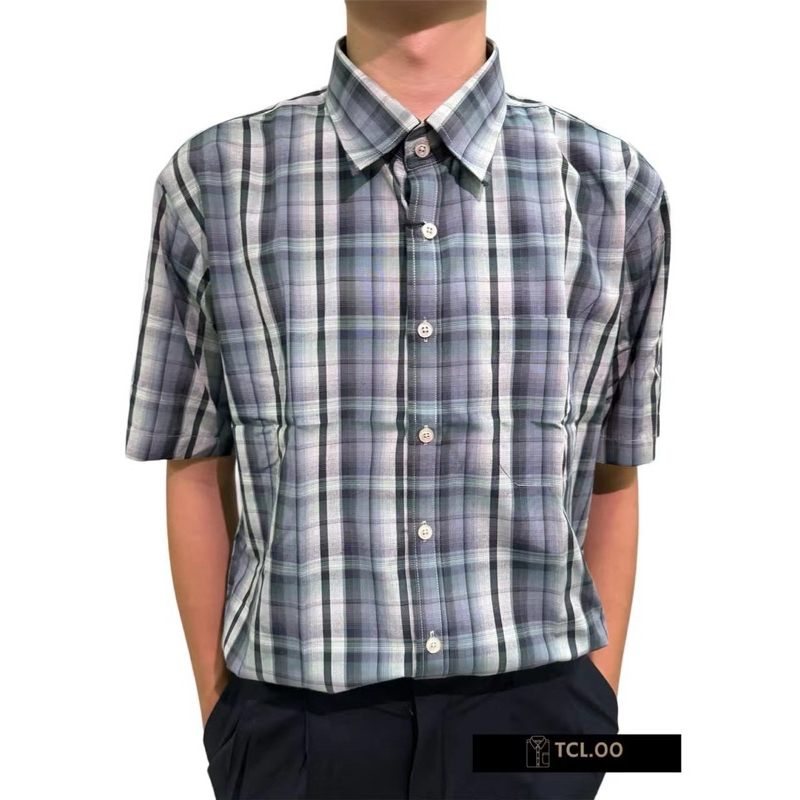 ผู้ชาย Baju Kemeja !! ️Slim Fit!!️ ฮาร์ก้า-RM19shj