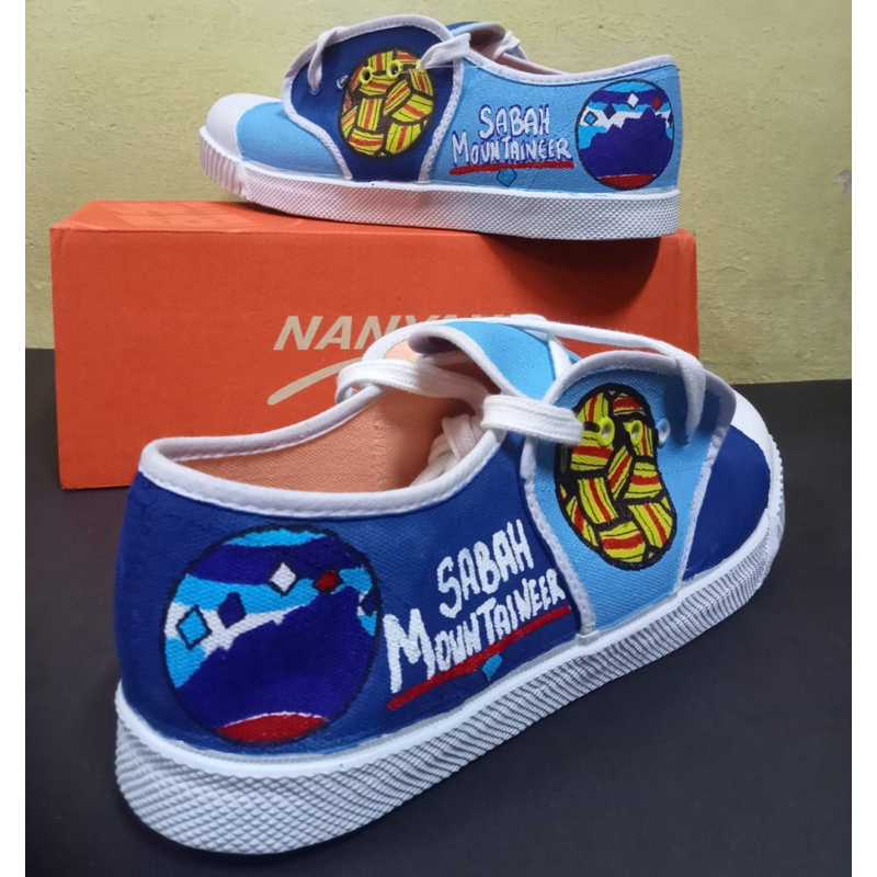 Kasut Nanyang SABAH MOUNTAINERS Stylo Fancy Sepak Taki STL Custom Shoes