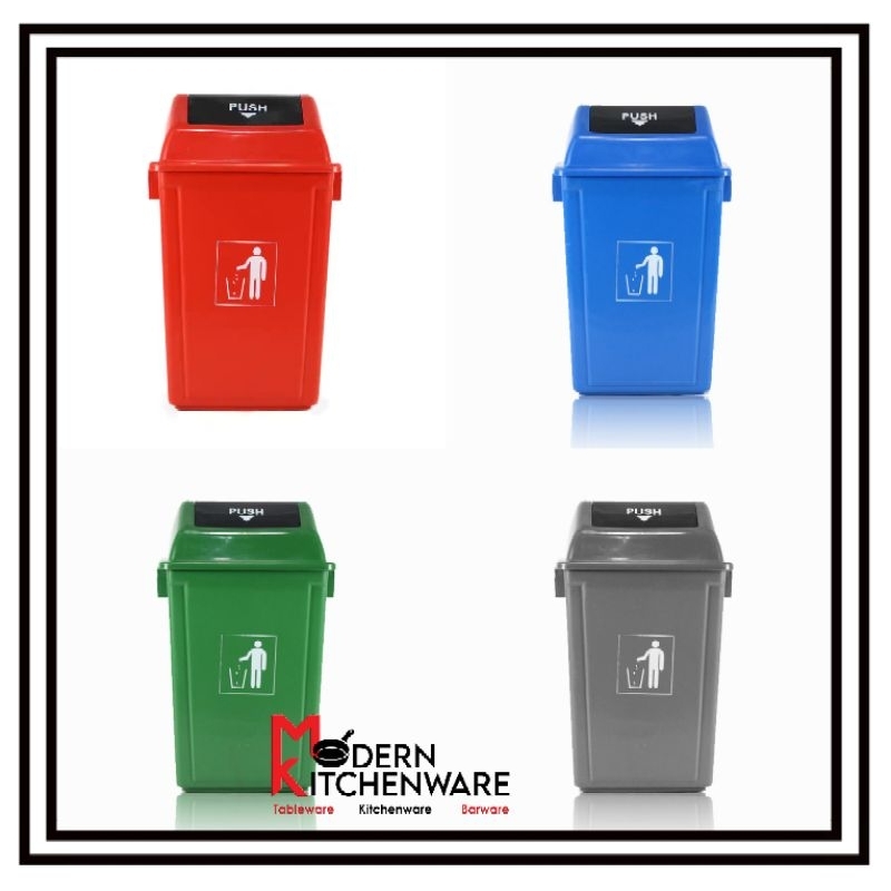 ModernKitchenwarePlastic Swing Rubbish Bin Dustbin Tong Sampah