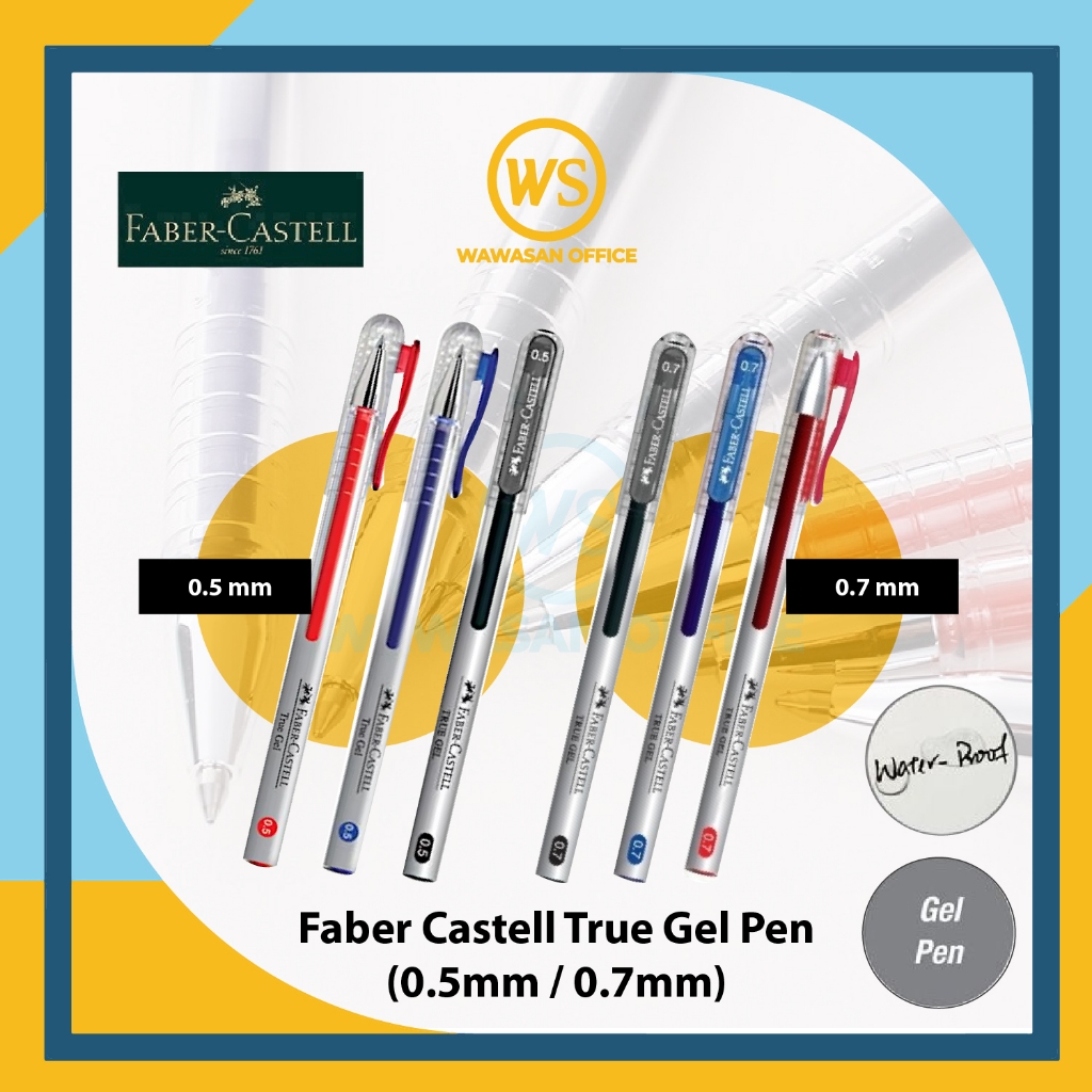 Faber Castell True Gel Pen / Faber Castell Gel Pen / True Gel Faber Castel (0.5mm / 0.7mm)