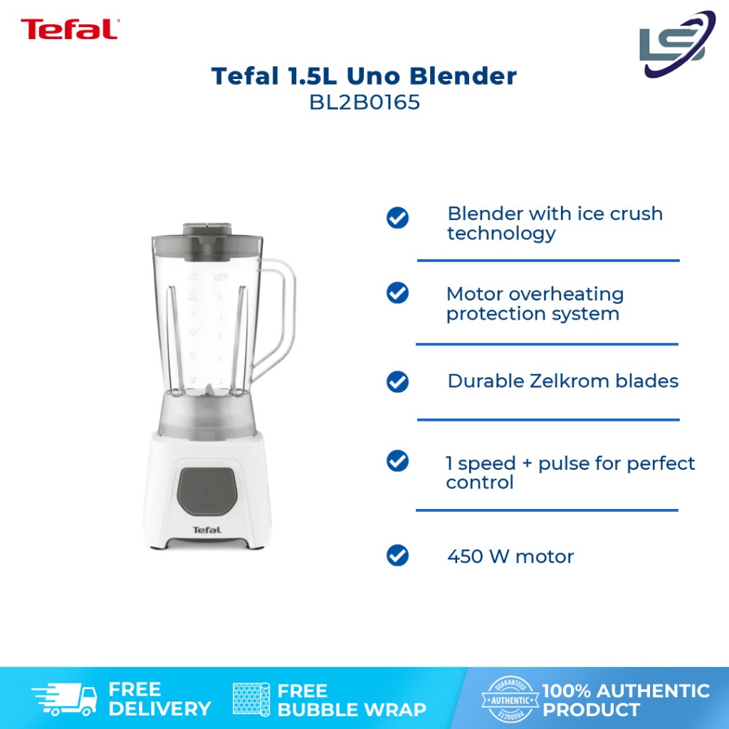 Tefal 1.5L 450W Uno เครื่องปั่น BL2B0165 BL2B0
