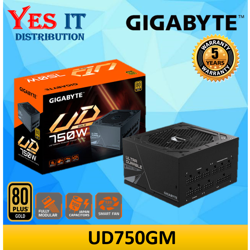 GIGABYTE UD750GM / UD850GM PG5 80 PLUS GOLD FULL MODULAR POWER SUPPLY UNIT ( 750W 850W )