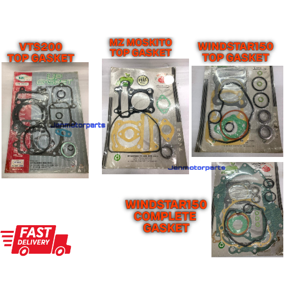 VTS200 TOP GASKET WINDSTAR150 GASKET COMPLETE TOP GASKET MOSKITO MZ GASKET OVERHAUL