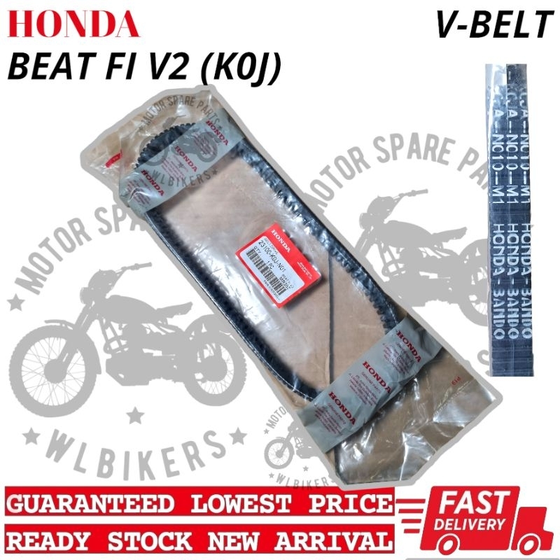 HONDA BEAT FI V2 23100-K0J-N01 BELT DRIVE TIMING BELT V BELT (HONDA) -คอมใหม่-