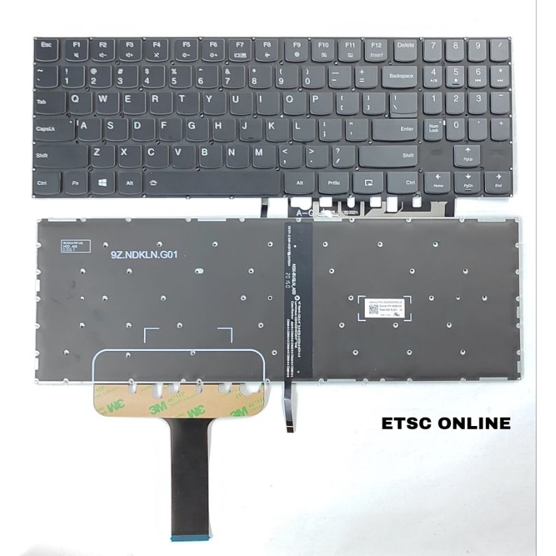 ใหม่ Lenovo Legion Y520 Y530-15ICH Y540-15IRH Y540-17IRH Y545-PG0 US คีย์บอร์ด Backlit