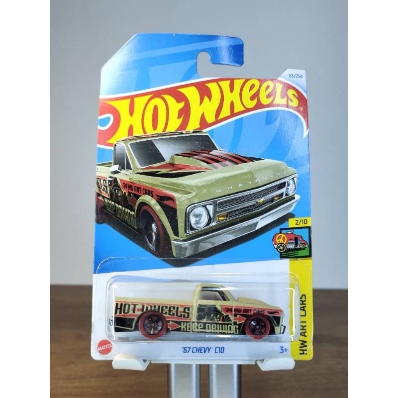 Hot Wheels 67 Chevy C10 - สีน้ําตาล (83/250 - 2024 - HW ART CARS 2/10 - Letter E)