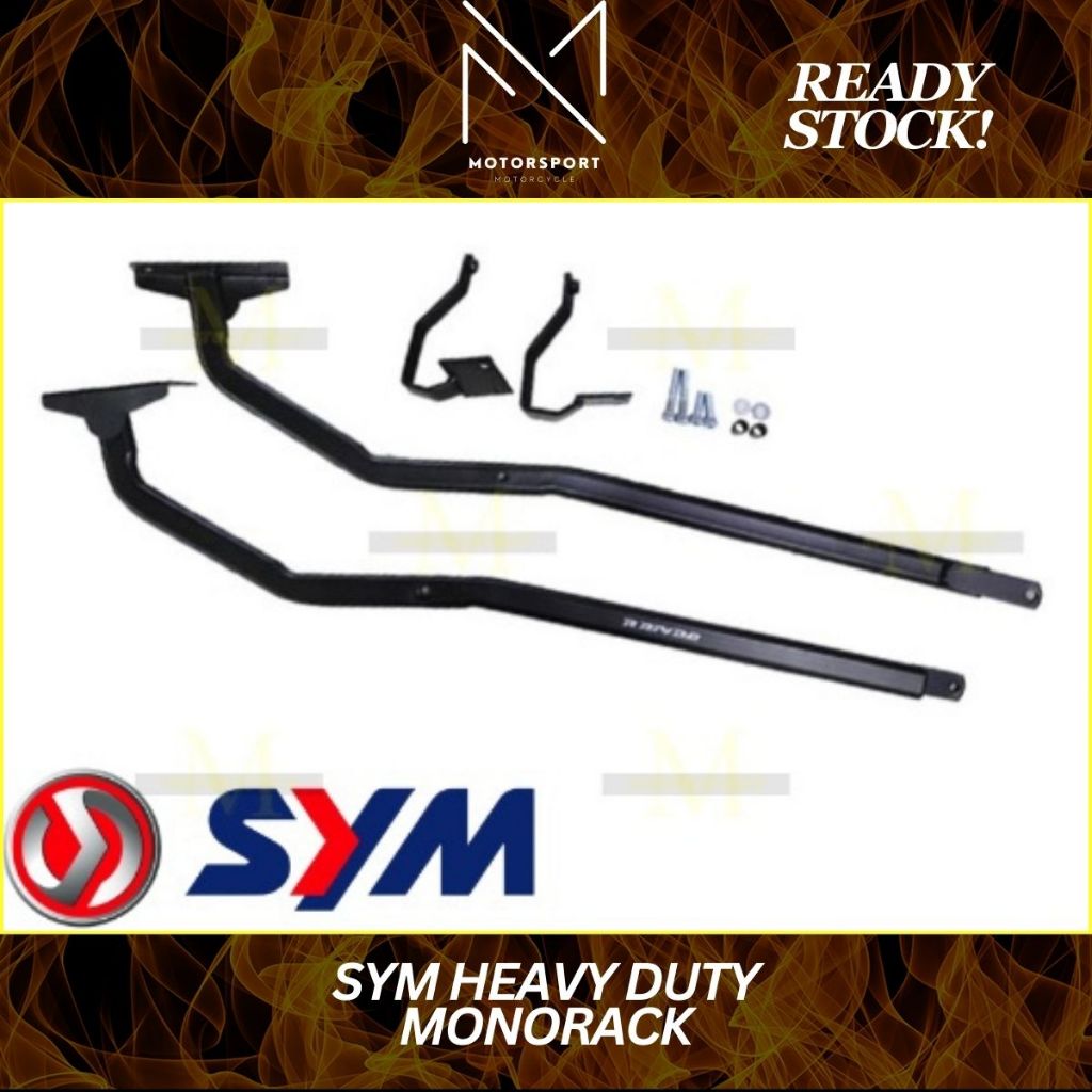 RAPIDO SYM HEAVY DUTY TOP BOX RACK J สําหรับ BONUS 110/115/E-BONUS/E-SMART/SPORT RIDER 125/VF3I