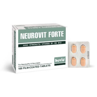 Hovid NEUROVIT FORTE (VITAMIN B1 B6 B12) B COMPLEX NEUROPATHY NEURALGIAS SAKITF DIABEES KENCING MANI