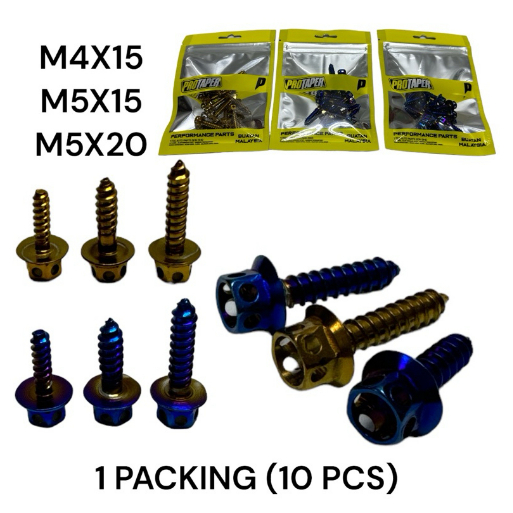 ชุดฝาครอบ PROTAPER SCREW M4 X15 & M5 X15 & M5 X20