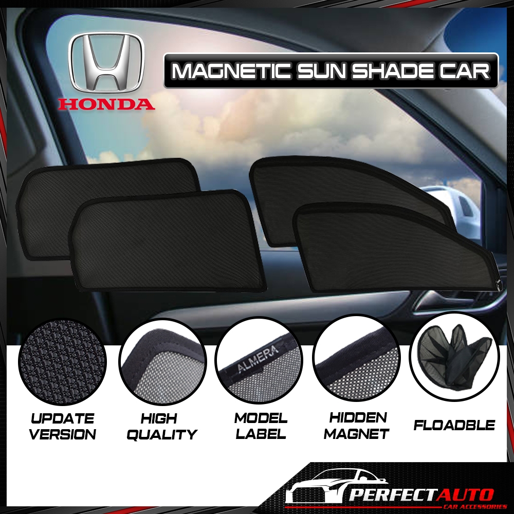 คุณภาพสูง Magnetic Sun Shade Honda Car Auto Side Window Curtain SUNSHADE JAZZ CITY CIVIC HRV