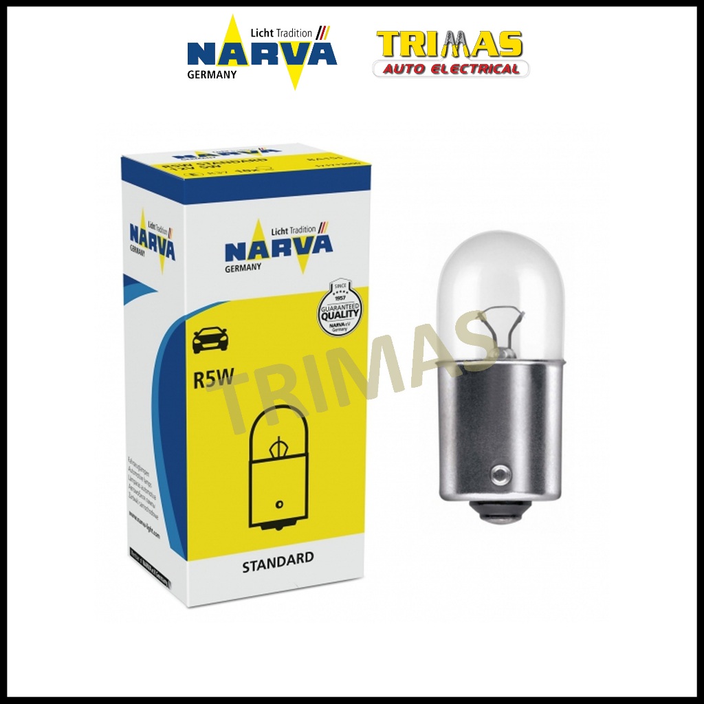 17181 Narva R5W BA15s 24V Auto Sidelight Reversing Bulb (1PC)