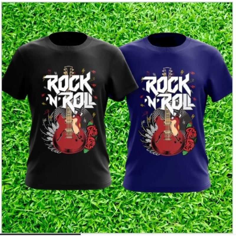 เสื้อยืด VIRAL ROCK N ROLL GITER PREMIUM คุณภาพสูง 100% COTTON