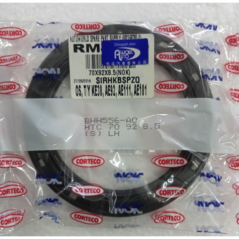 TOYOTA KE30,AE92,AE101,AE111 FLY WHEEL ซีลน้ํามัน (70X92X8.5)-1PC