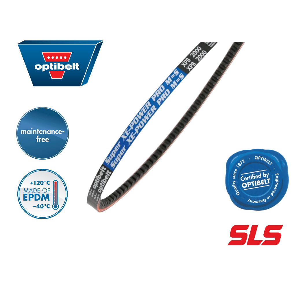 Optibelt XPZ 837 XEP Wedge Belt Cogged, Super XE-Power PRO