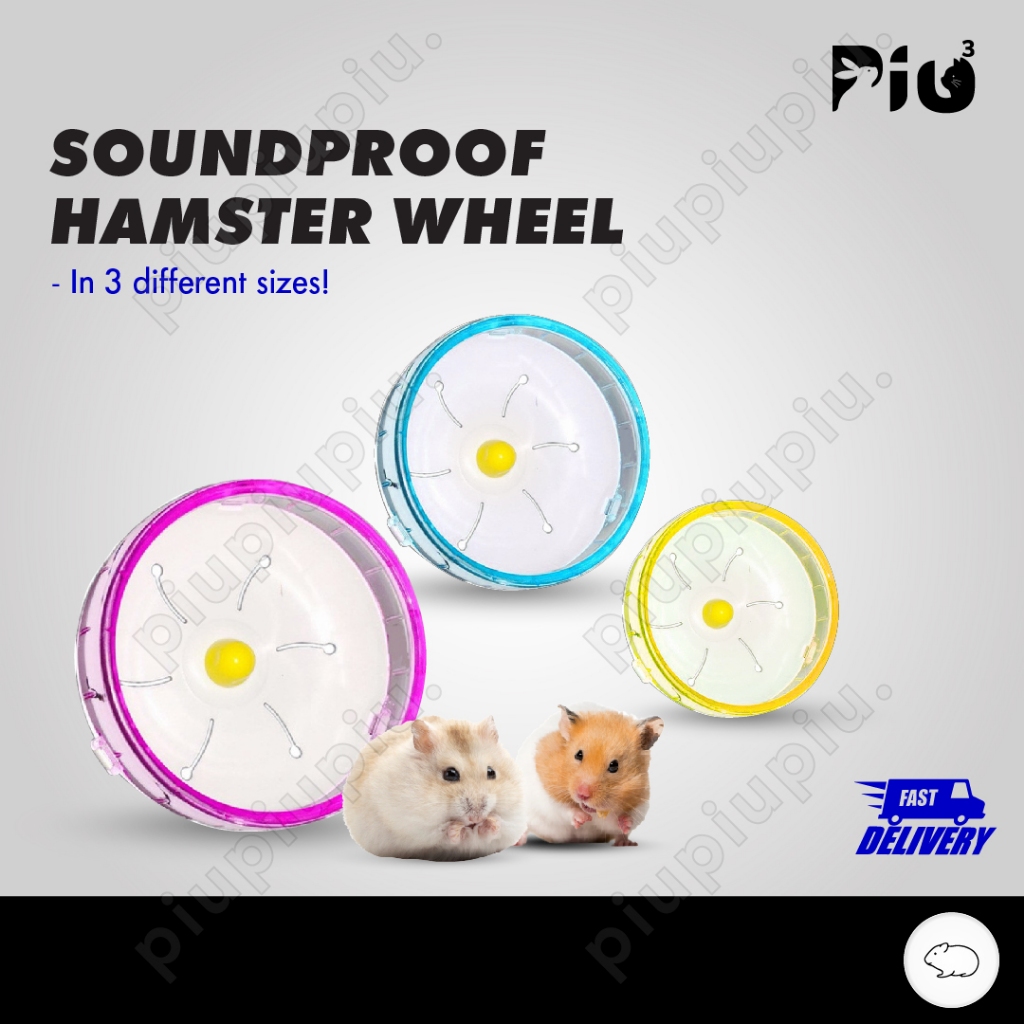 [24HR SHIP] HAMSTER WHEEL Running Wheel Roda Hamster 12 ซม. 14 ซม. 17 ซม