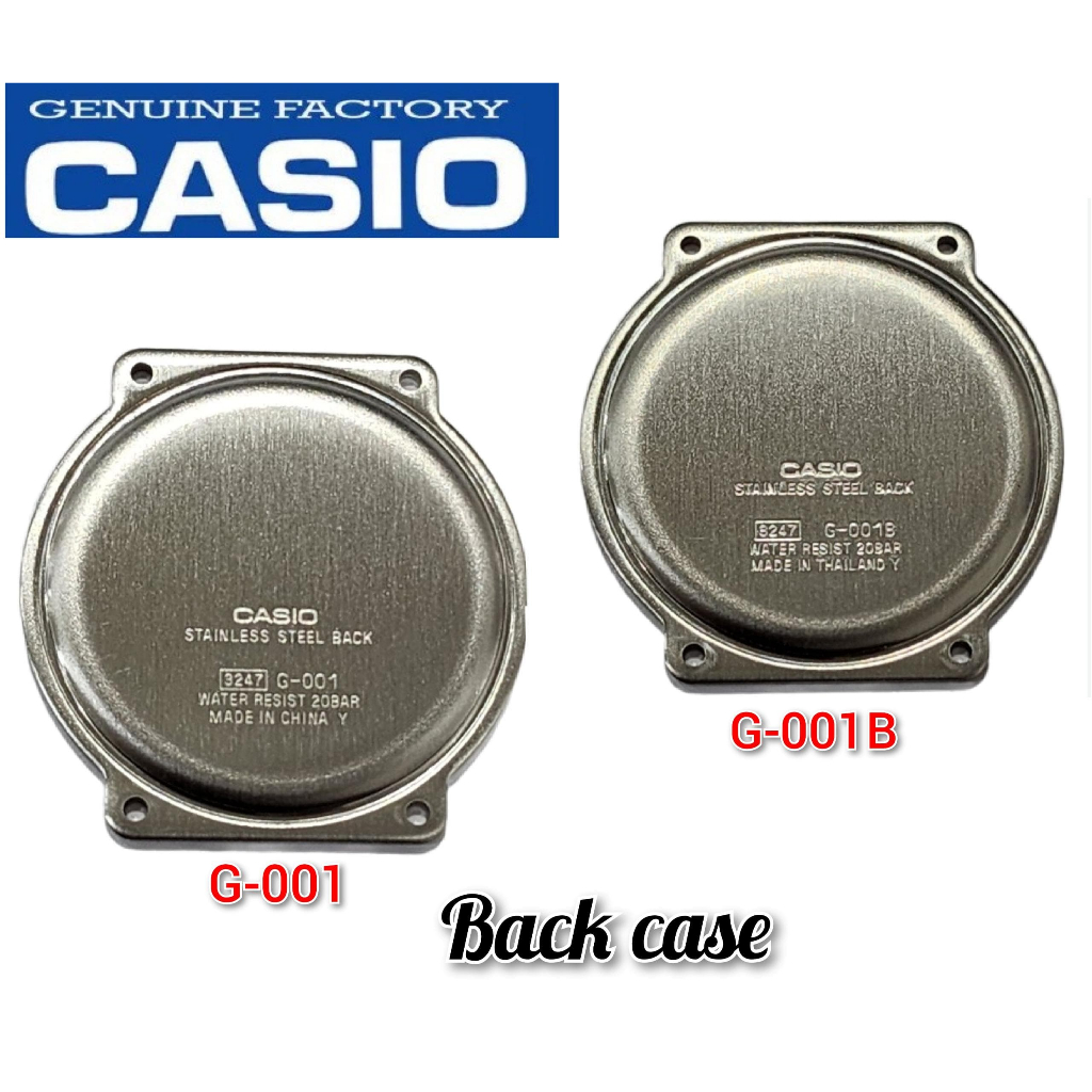 อะไหล่ทดแทน Casio G-shock G-001 / G-001B - COVER/BACK