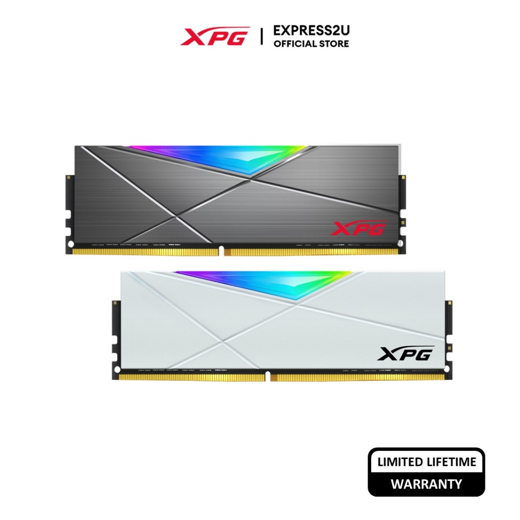 แรม ADATA D50 DDR4 3200 3600 (8GB 16GB 32GB) XPG - ดํา ขาว โรก