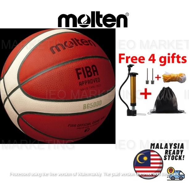 Molten BG5000 BG4500 GG7X B7G4500 Basketball (ขนาด 7) BG Series Basketball ได้รับการอนุมัติโดย FIBA 