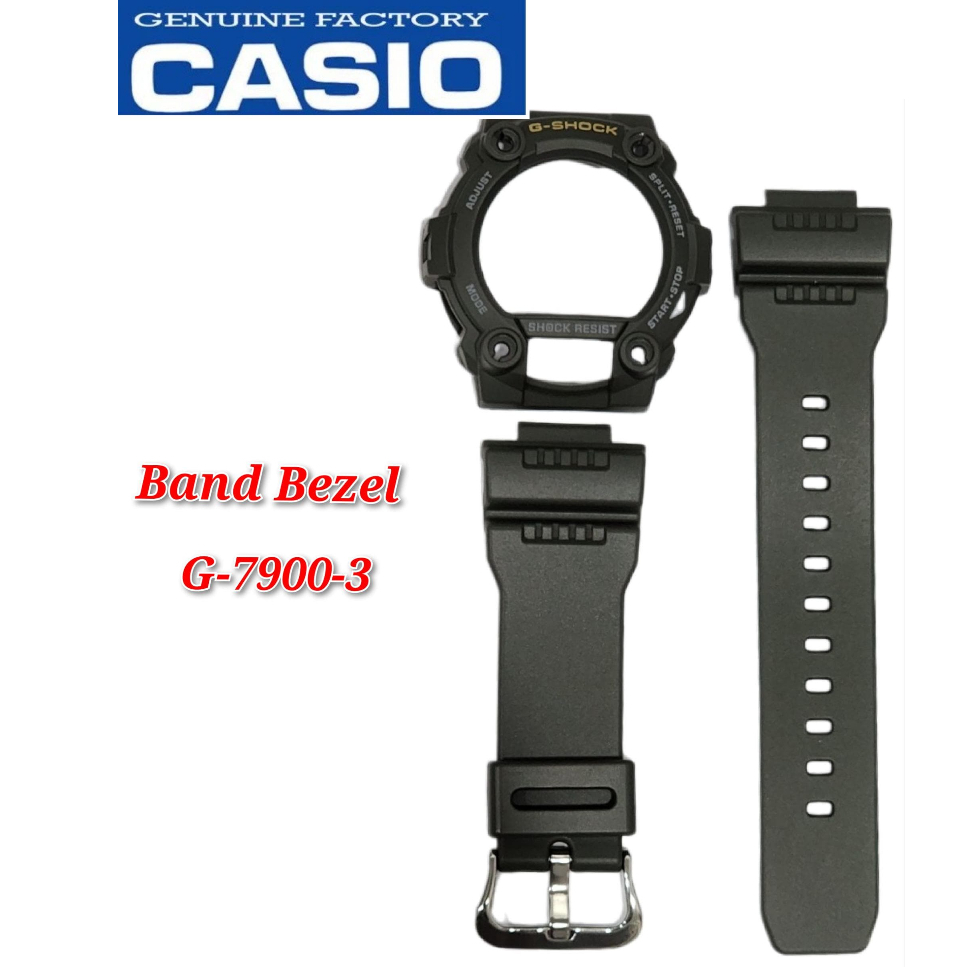 อะไหล่สายนาฬิกาข้อมือ Casio G-Shock G-7900-3 แบบเปลี่ยน
