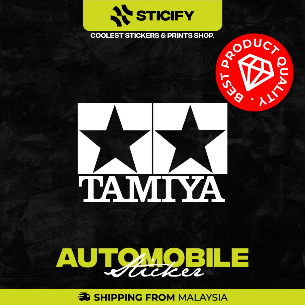 Tamiya สติ๊กเกอร์ รถไวนิล รถจักรยานยนต์ จักรยาน และตกแต่ง