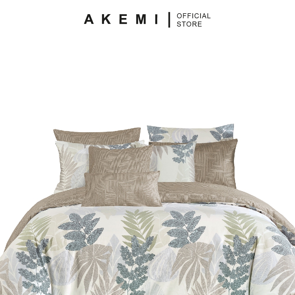 Akemi ชุดผ้าปูที่นอน ผ้าฝ้าย 100% 730TC (ซุปเปอร์เดี่ยว ควีน คิง)