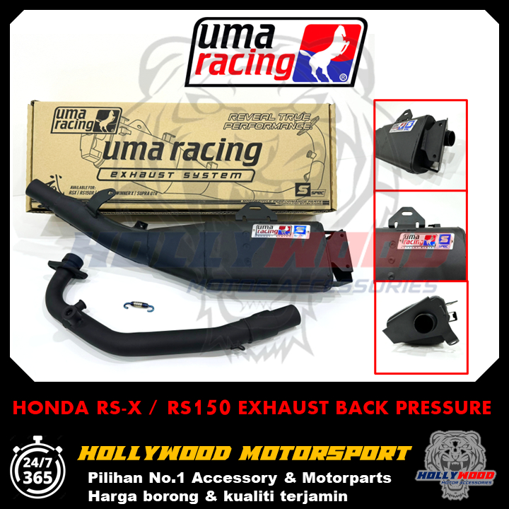 EXHAUST UMA RSX RSX150 RACING PRESSURE / UMA RACING PLUG COIL