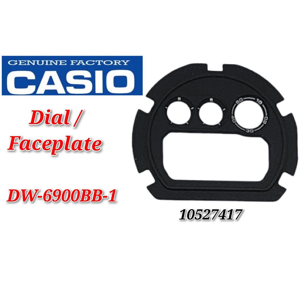 อะไหล่ทดแทน Casio G-shock DW-6900BB-1 - DIAL (แผ่นหน้า)