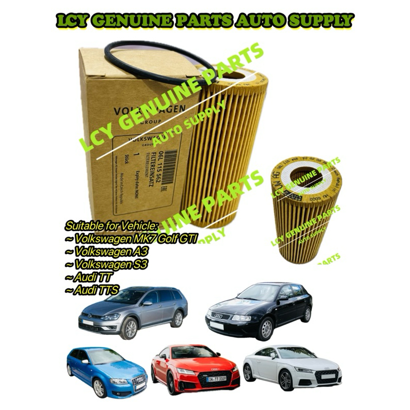 VOLKSWAGEN MK7 GOLF GTI, A3, S3, Audi TT, TTS OIL FILTER (06L 115 562)