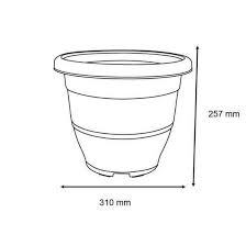 (WHOLESALES) 2024 BABA BI-EG-310 กระถางดอกไม้พลาสติก Pasu Plastik Bunga