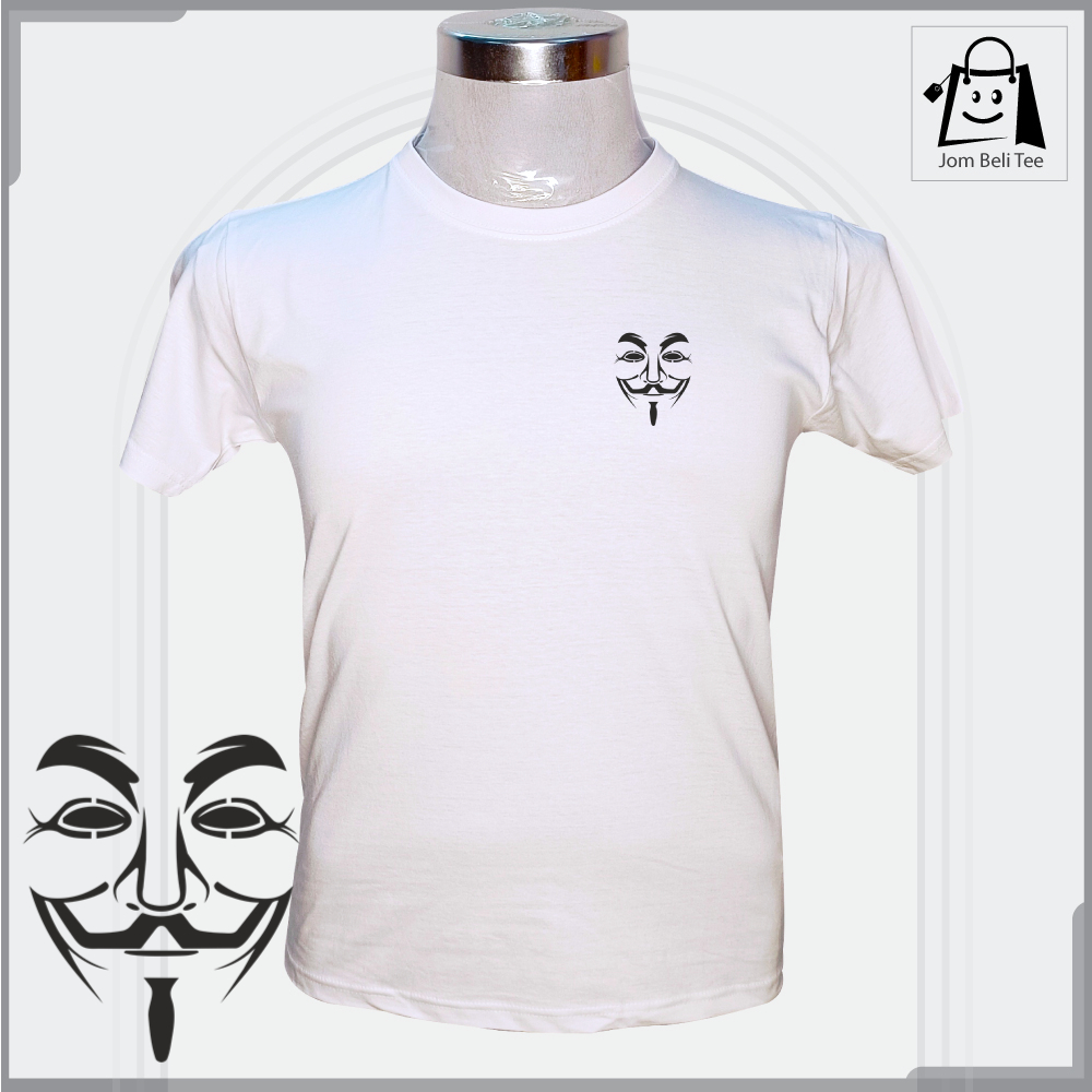 {UNIK STYLE} "Anonym's-2 t-shirt for Men & Women" | 100% Cotton t-shirt | Short Sleeves t-shirt | Ro