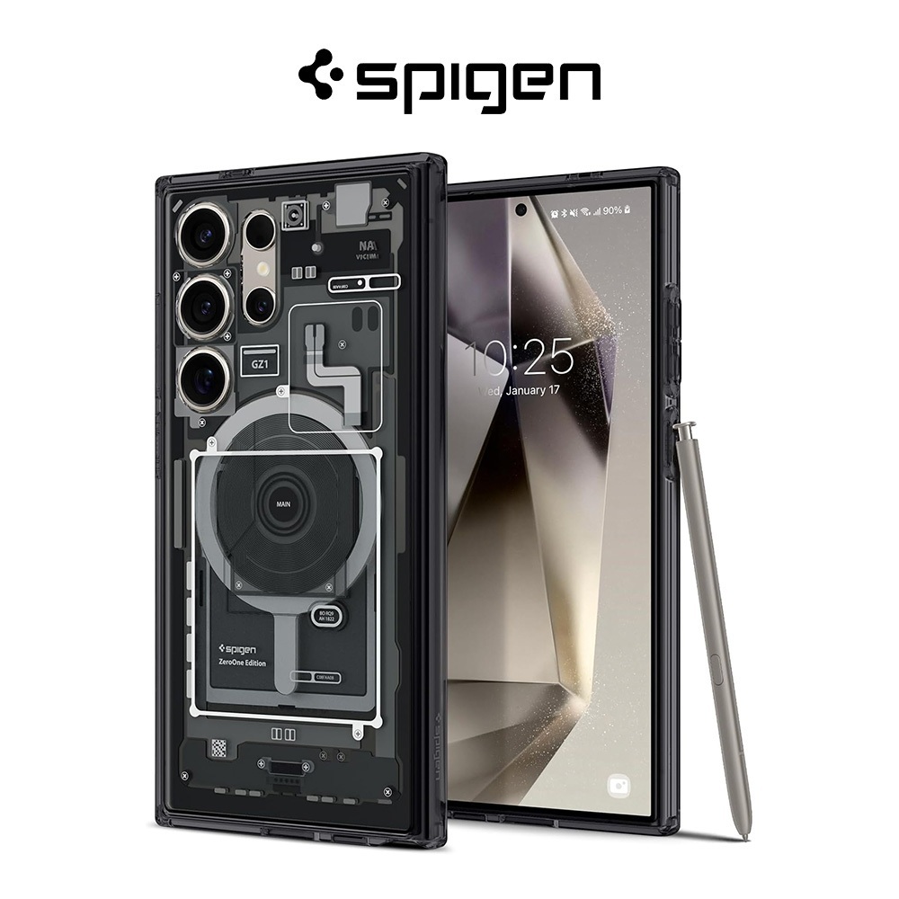 Spigen Zero One Tap Metal Ring Case สําหรับ Galaxy S24 Ultra (6.8")