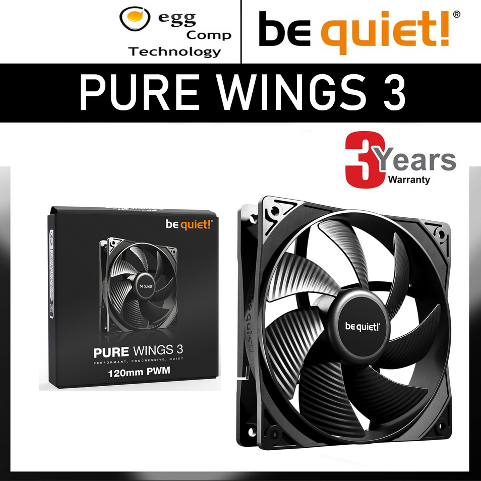 เงียบ! PURE WINGS 2 / PURE WINGS 3 พัดลมระบายความร้อน PWM - 120 มม. / 140 มม.