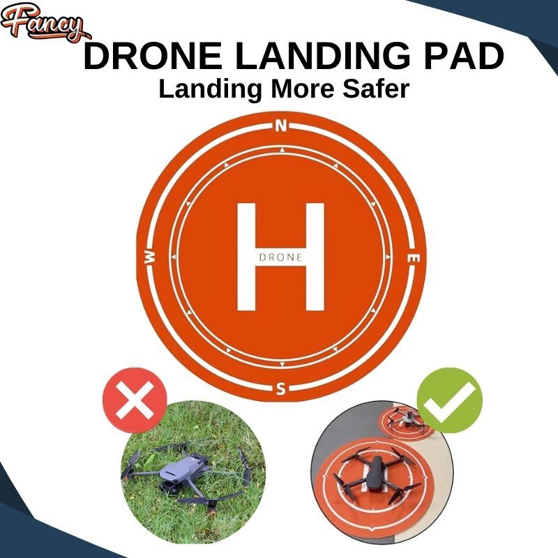 Drone Landing Pad พับกันน้ํา Rc Quadcopters อุปกรณ์เสริมที่จอดรถ Quadcopters Dron แบบพกพา Helipad Ma