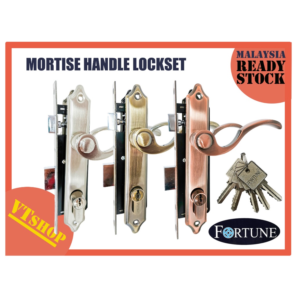 VTSHOP6889 FORTUNE 7025 MORTISE HANDLE LOCK / ล็อคประตู GRILLSET