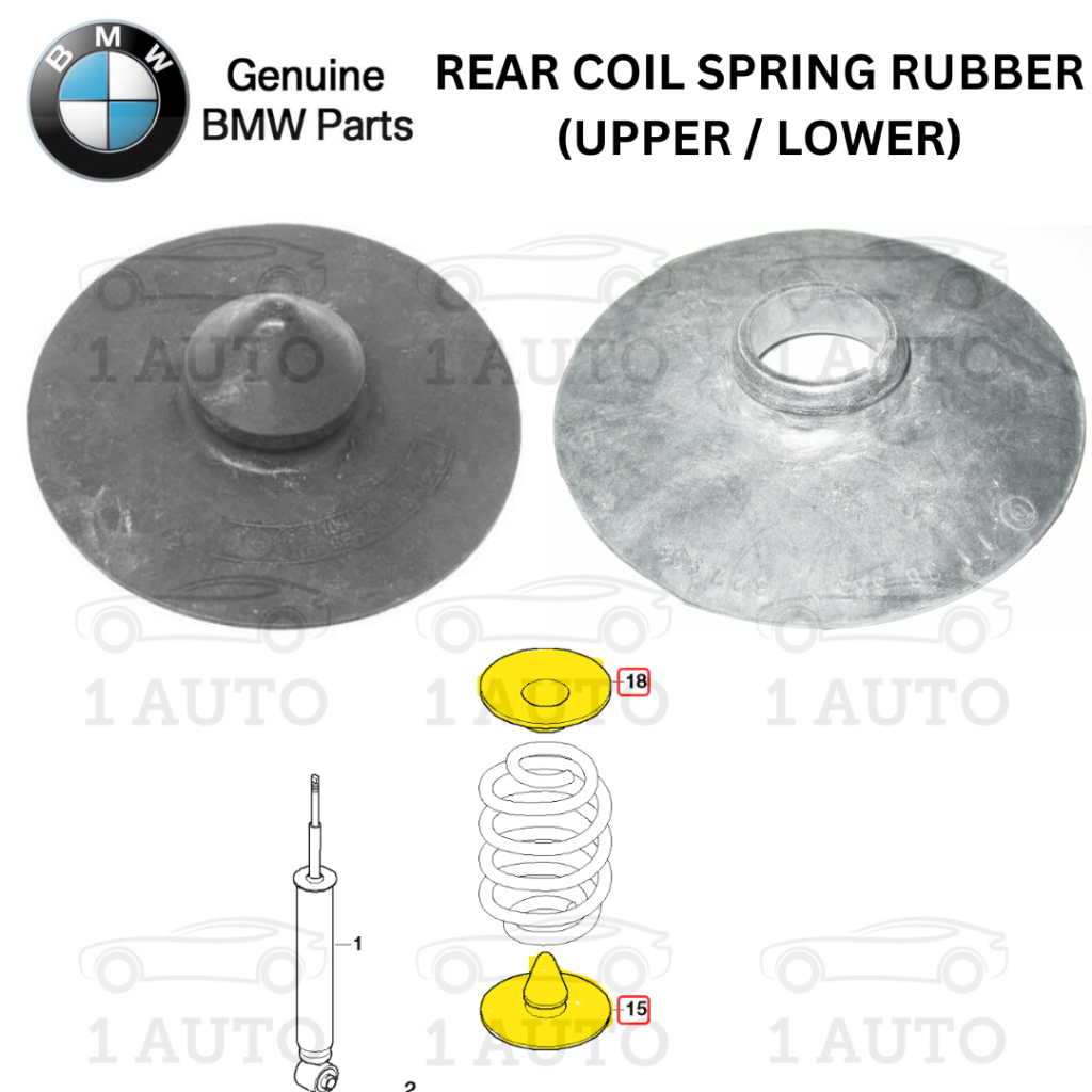 BMW PARTS REAR BELAKANG COIL SPRING RUBBER BMW E46 X3 E83 Z4 E85 E86