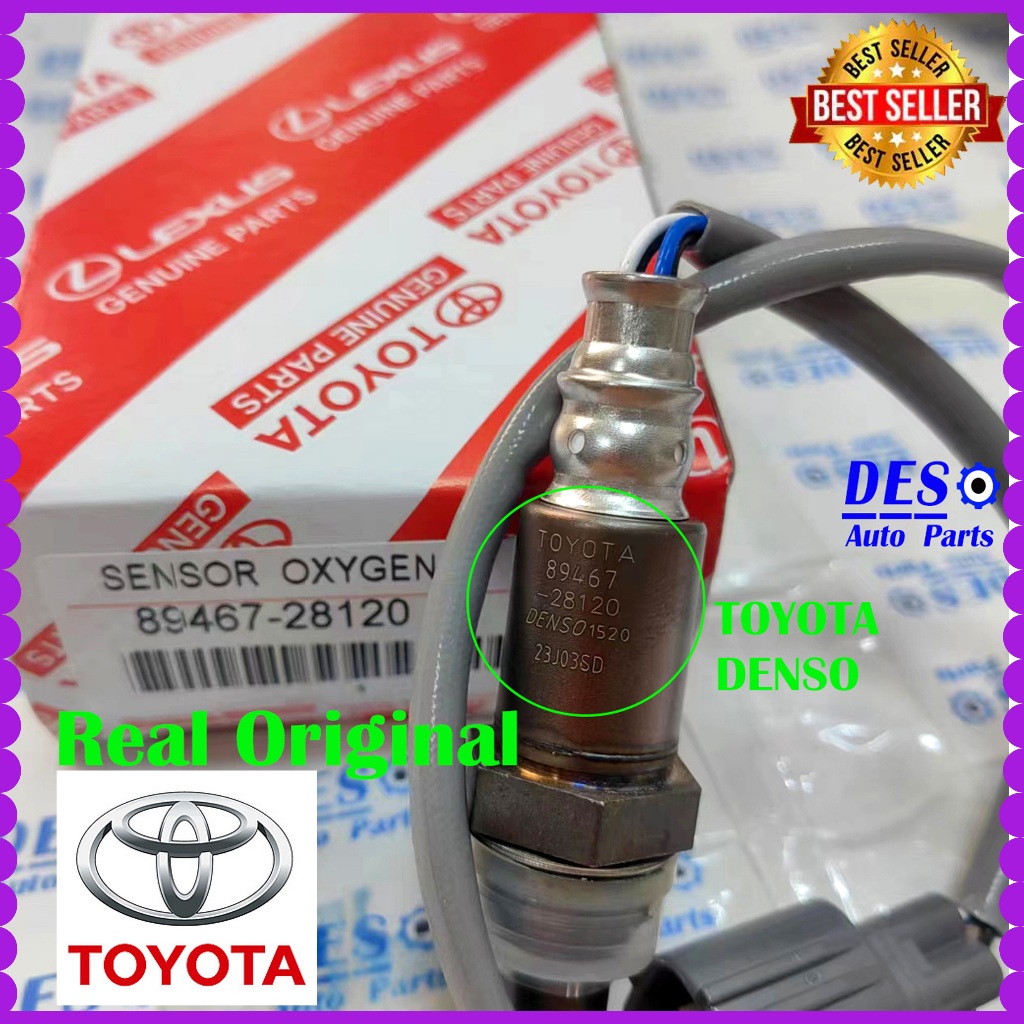 O2 เซนเซอร์ TOYOTA ESTIMA 2.4 ACR50 ACR55 ALPHARD VELLFIRE ANH20 ANH25 2.4L เซนเซอร์ออกซิเจน EXHAUST 89467-28120