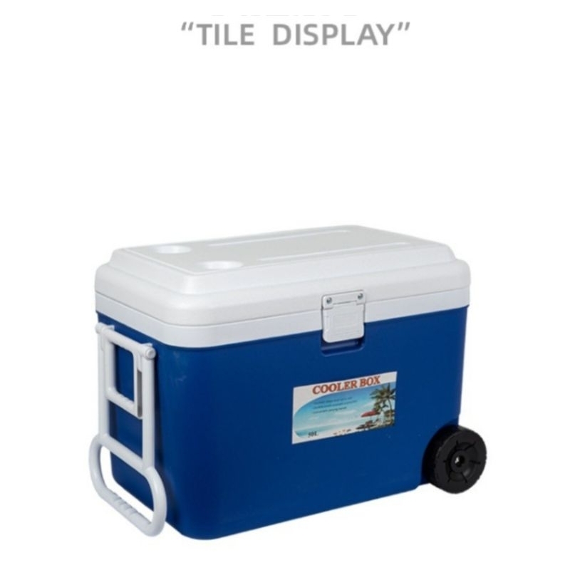 COLD INSULATION BOX COOLER BOX 50L มีล้อ