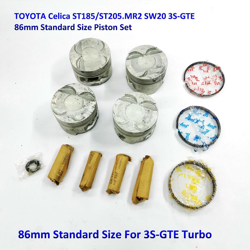 Toyota Celica ST185 / ST205.ชุดลูกสูบ MR2 SW20 3S-GTE ขนาดมาตรฐาน 86 มม. -5668-5689