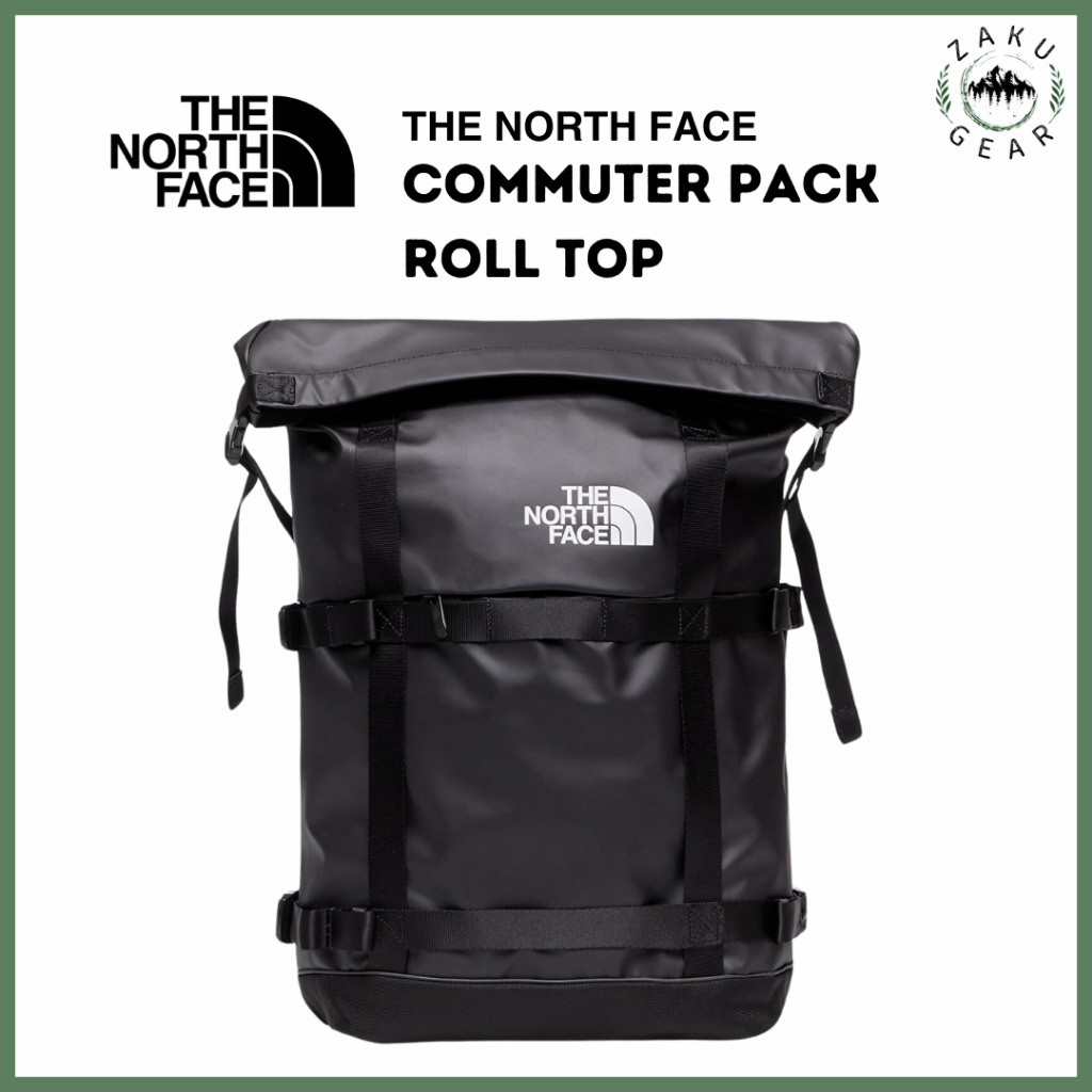 [The North Face] Commuter Pack Roll Top (23 Litre) กระเป๋าเป้สะพายหลังกระเป๋าแล็ปท็อป Bagpack