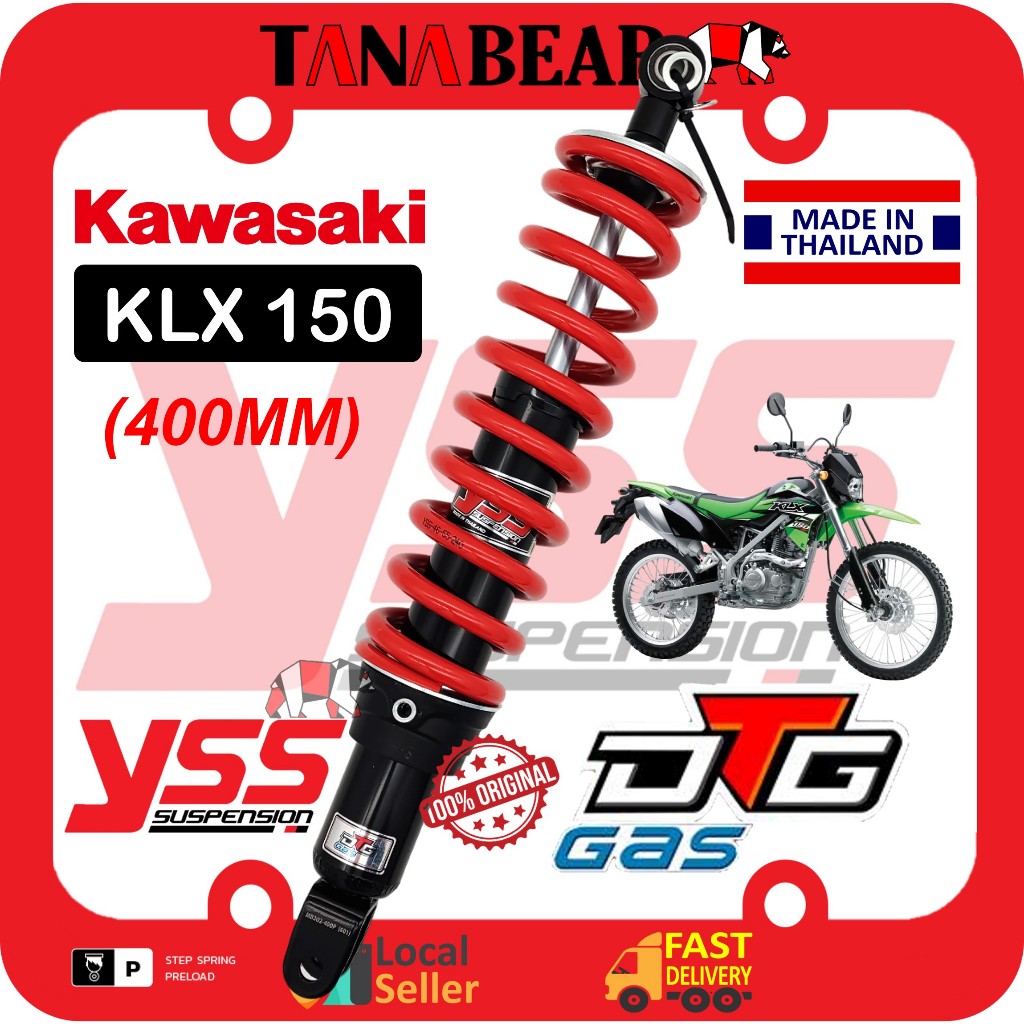 YSS KLX150 (400MM) โช๊คหน้า DTG โมโนโช้ค Kawasaki KLX 150 , YSS. เทราแบร์
