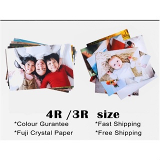 4R/3R การพิมพ์ภาพถ่ายคุณภาพสูง (Glossy 230gsm)(ขั้นต่ํา 8 ชิ้นขึ้นไป)