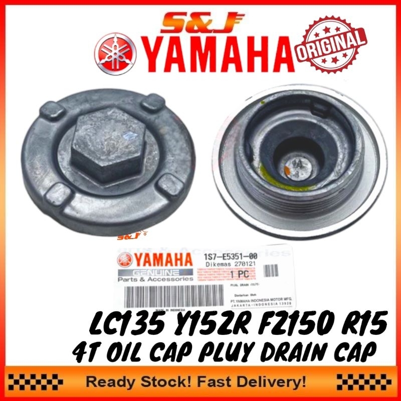 YAMAHA LC135 / Y15 LCV8 Y15ZR Y16 Y16ZR FZ150 ปลั๊กท่อระบายน้ํา / ฝาน้ํามัน