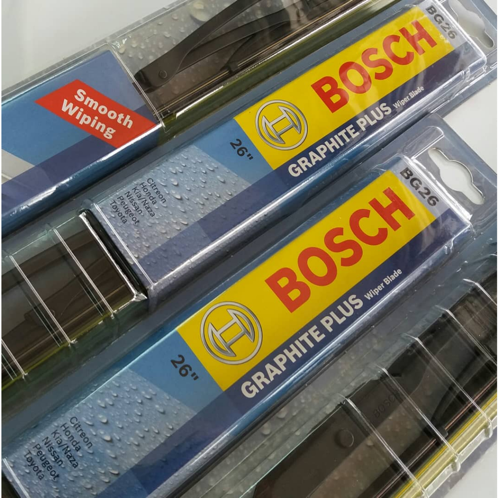 ใบปัดน้ําฝน Bosch แพ็คเดี่ยว U-Hook Type Advantage BA16 BG17 BA18 BG19 BA20 BG22 BA24 BG26