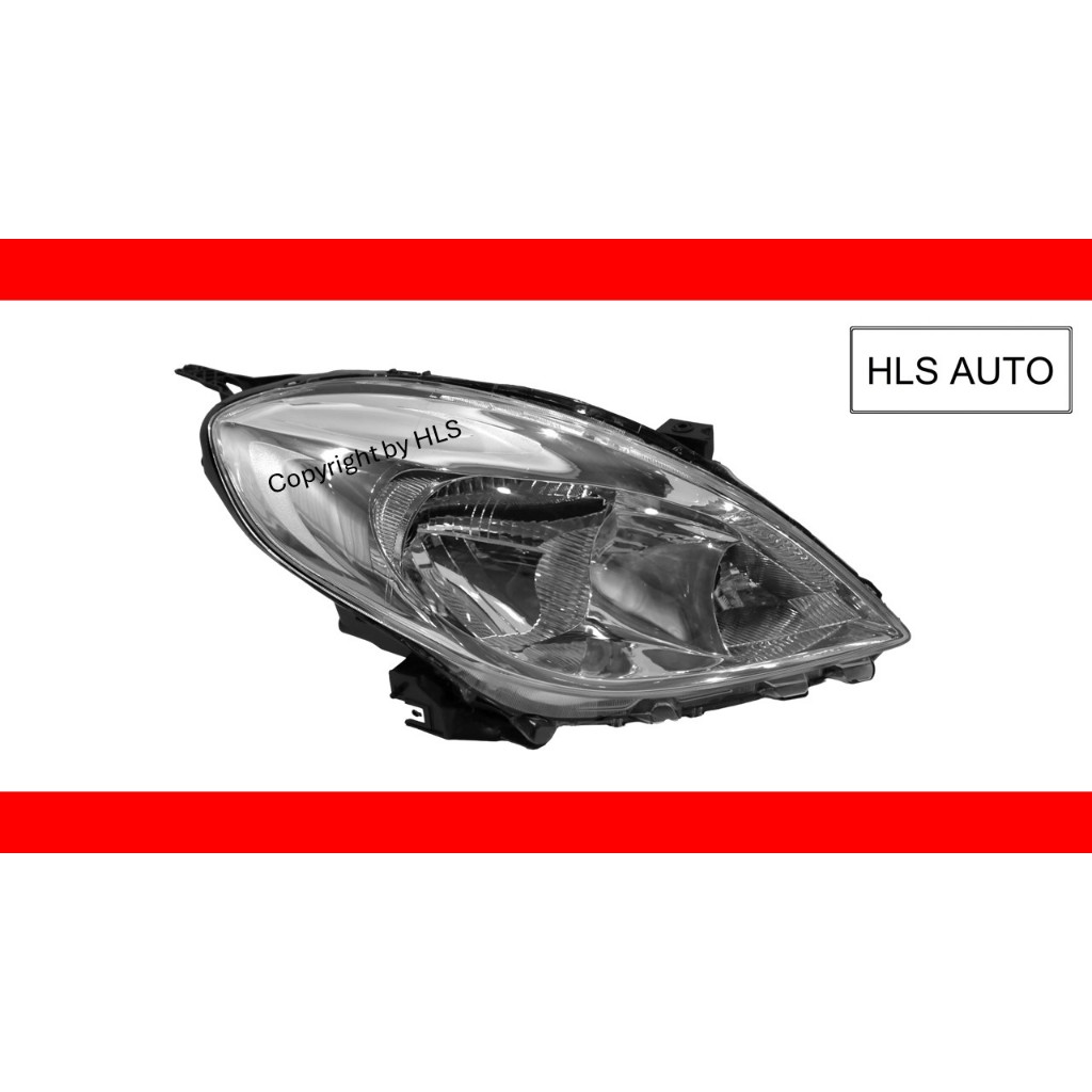 ไฟหน้า Nissan Almera 2012-2014 / Lampu Depan (มีมอเตอร์)
