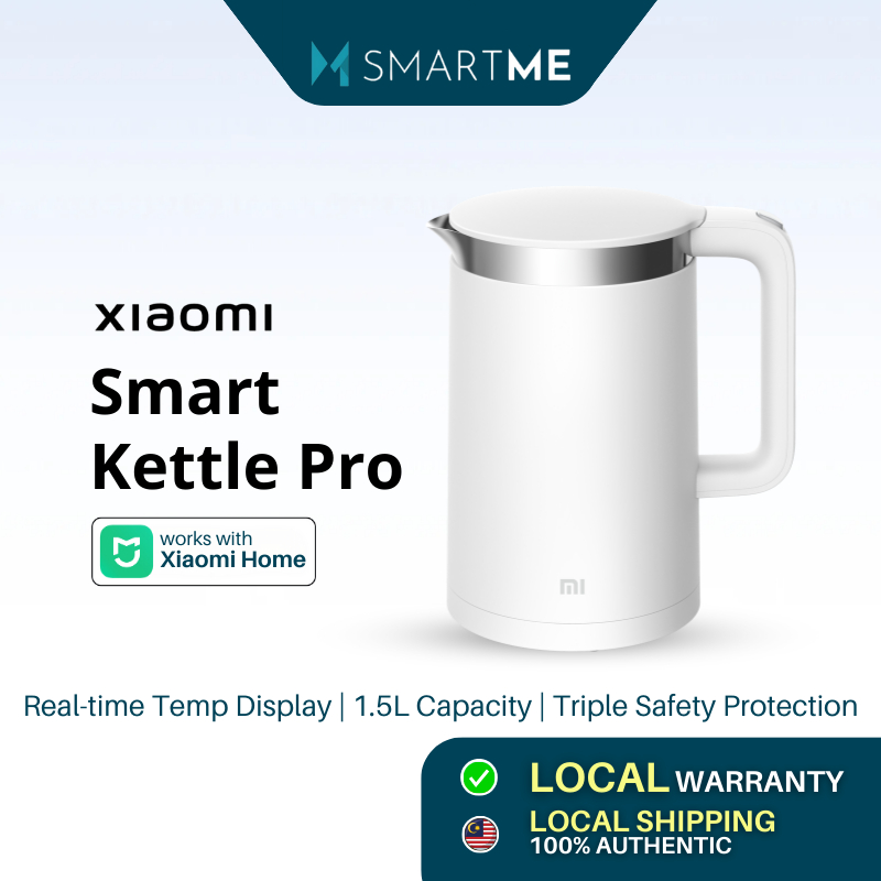 Xiaomi Mi Smart Kettle Pro - แสดงอุณหภูมิแบบเรียลไทม์ความจุสูง 1.5 ลิตร การควบคุมแอปอัจฉริยะ Triple Safety