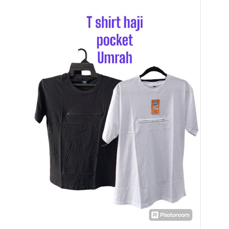 เสื้อยืด Umarh Haji T shirt haji pocket madresa hafiz